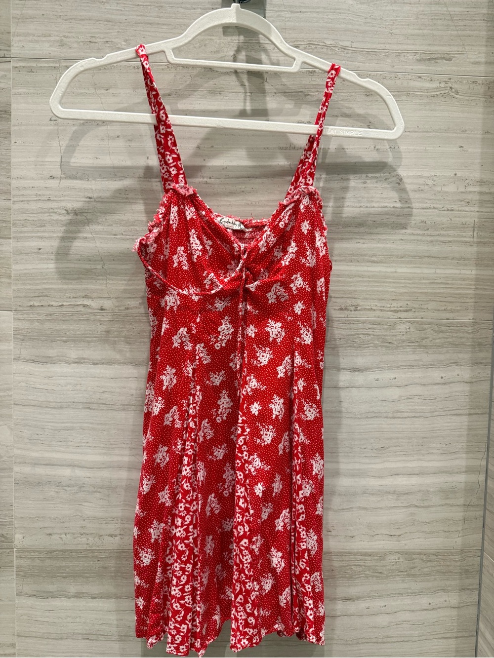 Red Floral Slip Dress - Women Intimates